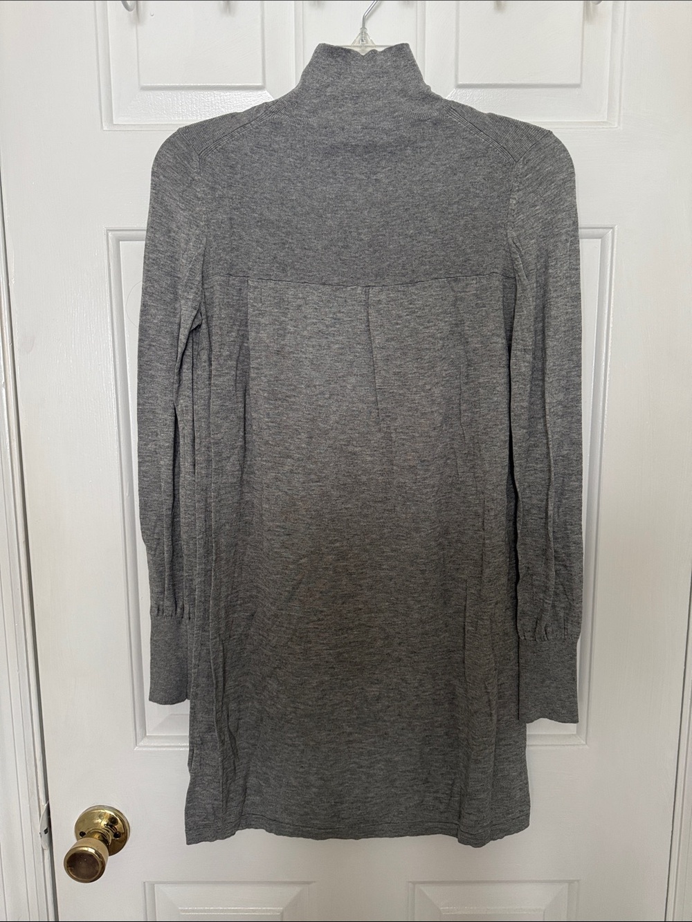 Banana Republic mock turtleneck silk/wool blend dress - Picture 2 of 3
